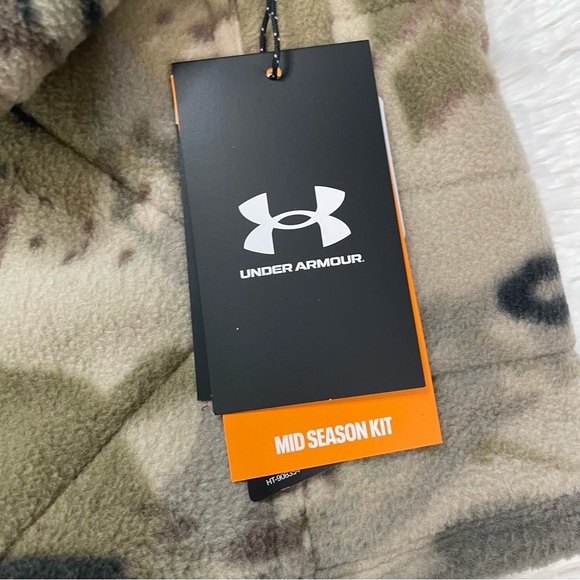 New Under Armour Women's Rut Windproof Jacket UA Barren Camo 1365594-999 - Picture 3 of 13